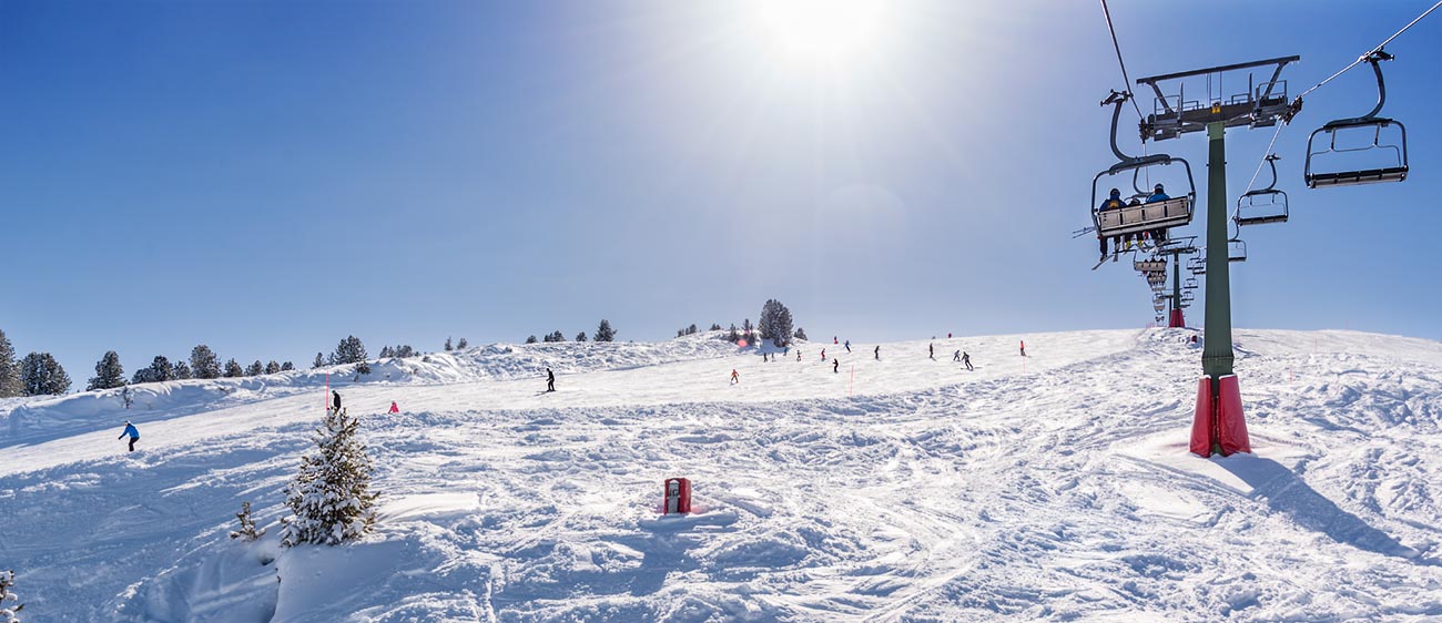 Ski slope at the Cermis