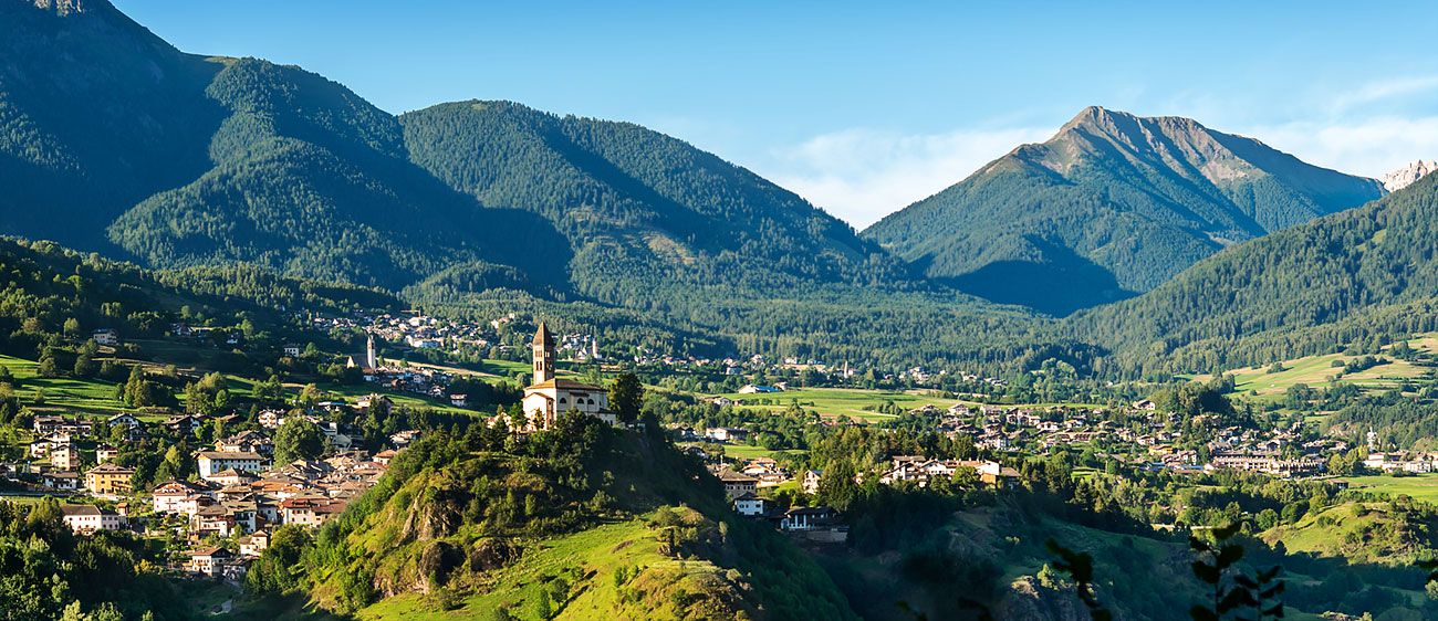 Panoramic views of the Val di Fiemme